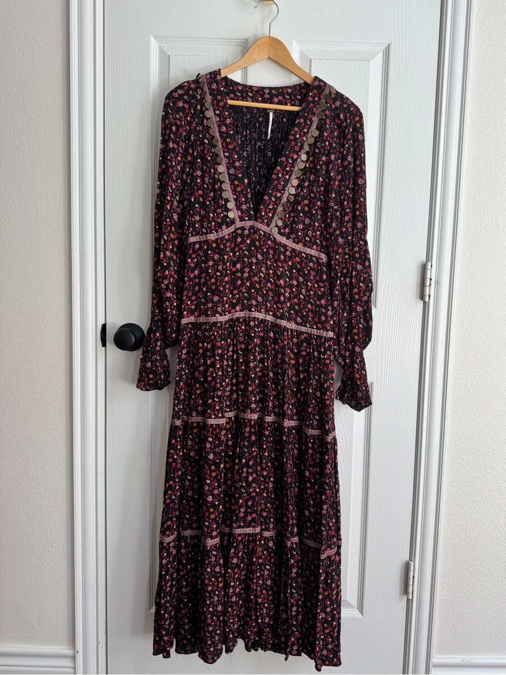 🤎 Free People 🤎 Take A Little Time MIDI Dress (XS)